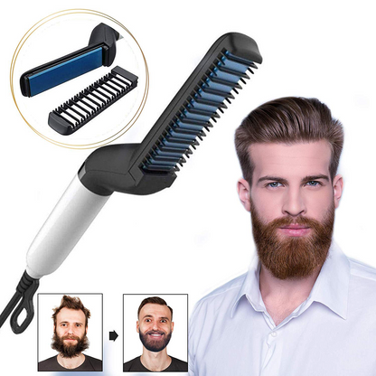 GroomMaster™ Hair Straightener Brush |For the Perfect Style in an Instant!