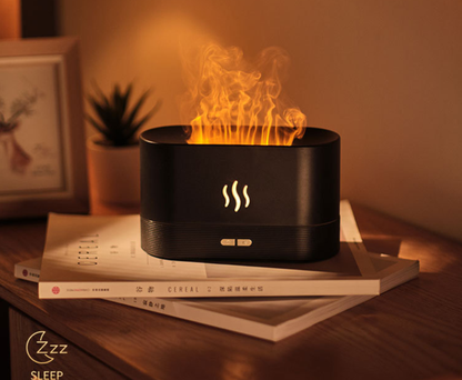 GlowFlame™ Aroma Diffuser|Sfeervol Vlamlicht en Verfrissende Lucht