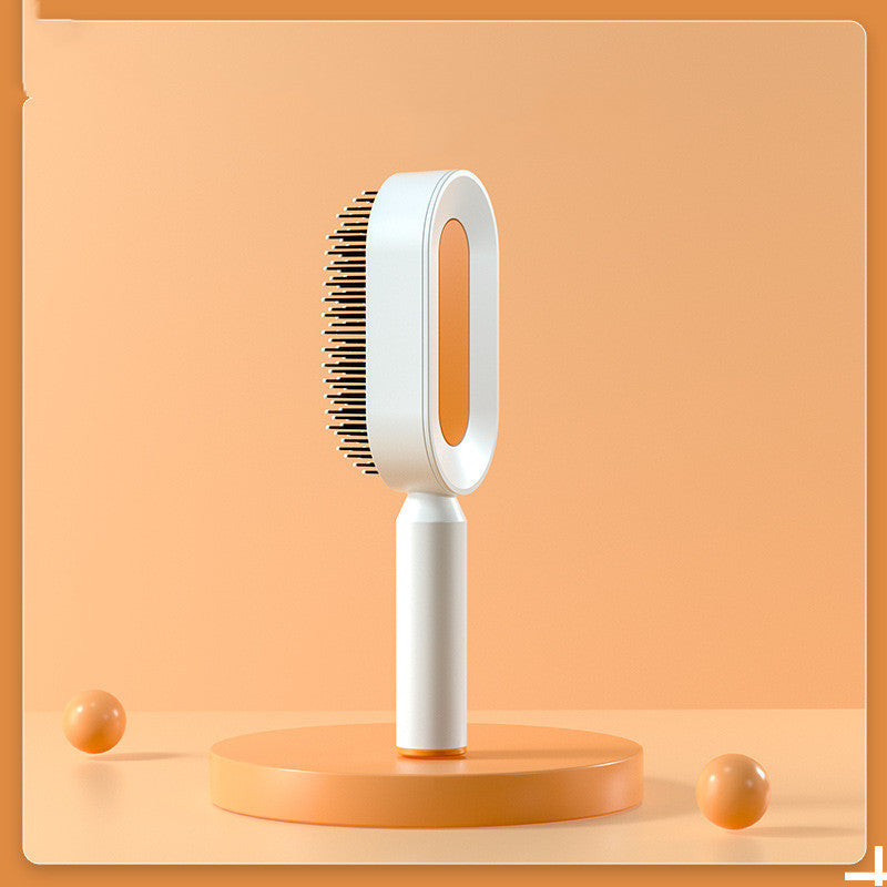 Self-Cleaning Hair Brush - Eén Klik voor Schoon Haar & Gezonde Scalp Massage! - Spottrendsz