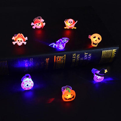 Halloween Glow in the Dark Ring & Broche – De Perfecte Accessoire voor Feestelijke Fun! - Spottrendsz