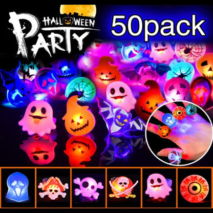 Halloween Glow in the Dark Ring & Broche – De Perfecte Accessoire voor Feestelijke Fun! - Spottrendsz